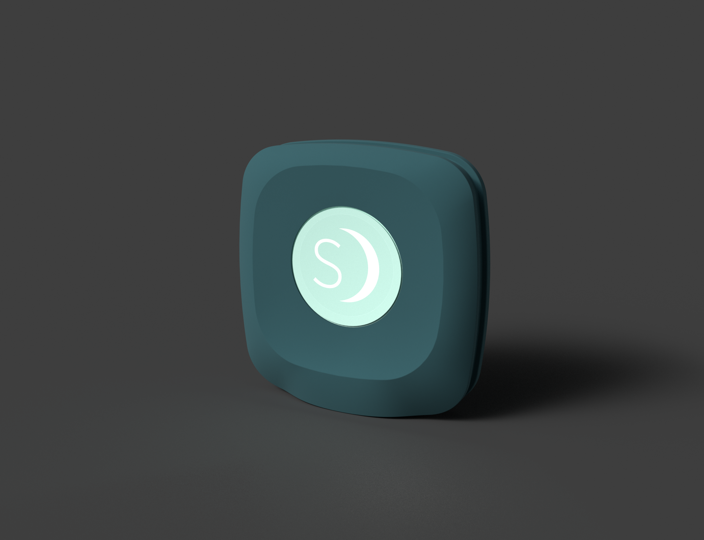 Awareable wearable data hub with its mint Sendrato mark